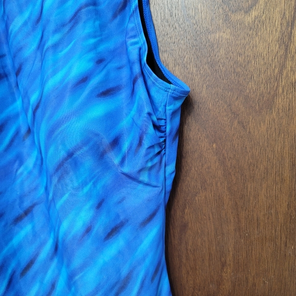 NWOT.  Aquamore One Piece Swimsuit.   Size 18W.  (182) - Picture 2 of 12